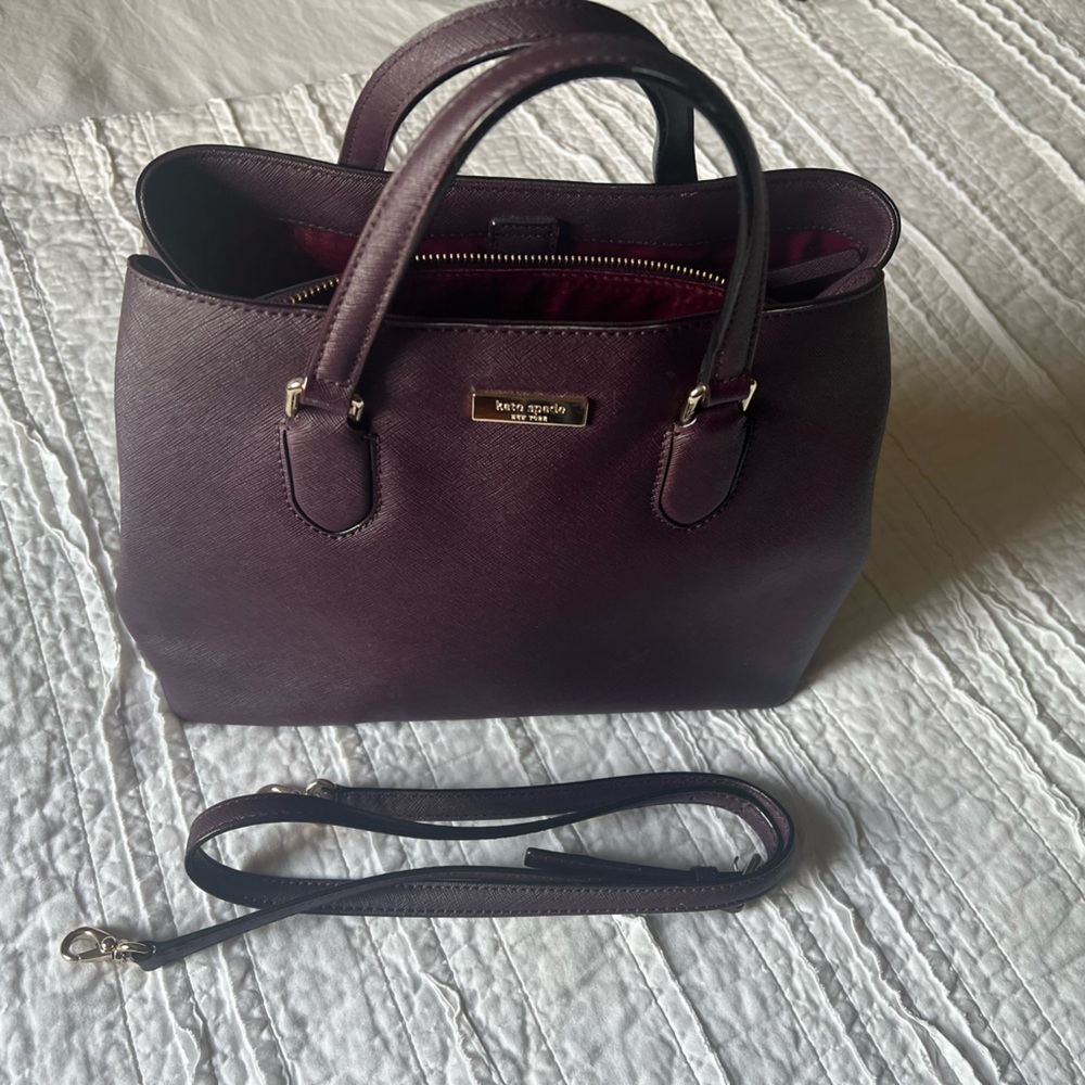 Kate Spade Burgundy Satchel Bag
